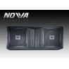 Powerful Double 15 Inch Sub Speakers For Concert And Tour , 486x613x1324mm