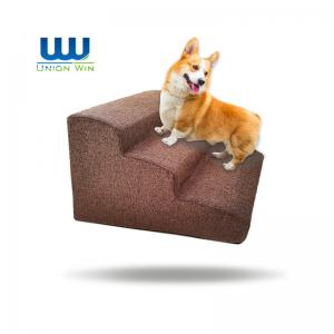 Customize Non Slip Pet Steps dog stairs for bed With Removable Cover