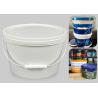 China Seau en plastique ovale personnalisable PP/HDPE avec IML ou impression thermique de transfert ou d'écran wholesale