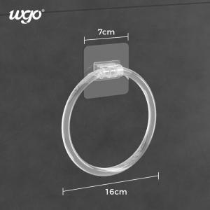 5KG Wall Mounted Bathroom Towel Ring Holder 16cm Diametre With Sticker