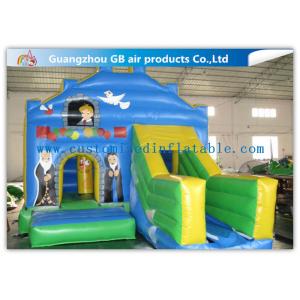 China Customized Small Inflatable Bouncy Castle With Slide for Indoor Party supplier