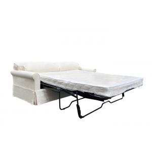 China 205cm Sofa Bed With Removable Cover Full Size Linen Fabric Sofa Bed Cover Washable supplier