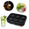 China 6 Hole Square Ice Molds Maker with Lid Sustainable and Flexible Silicone wholesale
