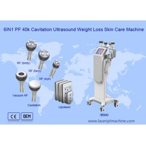 6in1 Cavitation Machine 40k Weight Loss Ultrasound Vacuum Rf Lipo Laser Device