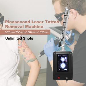 Standing Picosure Laser Tattoo Removal Machine , Q Tattoo Machine 2000mj