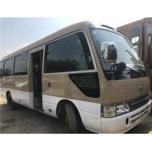 12m omnibus / luxury version coach bus with 49 seats/ white color coaster bus/used toyota mini bus