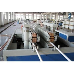 PVC UPVC Double Pipe Plastic Extrusion Line / Machinery With Twin Screw