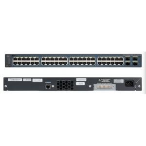 10/100 POE Network Switch Cisco 48 Port Gigabit  Eternet WS-C3560V2-48PS-E