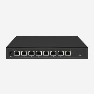 China 8 RJ45 Auto Sensing 10 Gbps Ethernet Switch Plug-and-Play Concha de hierro supplier