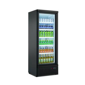 China Glass Door Beverage Cooler 450L Upright Soft Drink Beer Refrigerated Display Case supplier