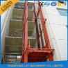 CE 5.5m Vertical Hydraulic Elevator Lift with Guide Rail Checkered steel plate