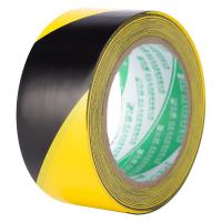 China Detectable Underground PVC Hazard Tape Black And Yellow Stripes on sale