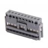 2.50 IDC Socket Wire To Board Connector 8P PBT Grey , Matte Sn