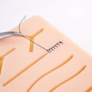 Suture Practice  Pad Medical Nursing School  Training Suture Pad Skin Buffing  Model Silicone Pad