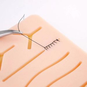 Suture Practice  Pad Medical Nursing School  Training Suture Pad Skin Buffing  Model Silicone Pad Suture set