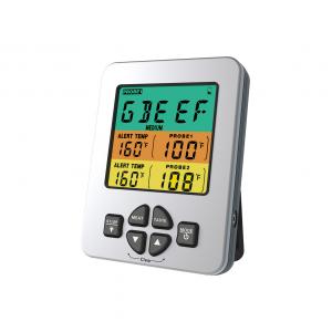 China Two Dual Probe Bbq Thermometer Steak Temperature Monitor LFGB supplier