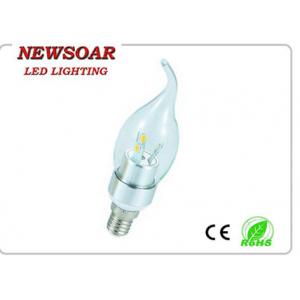China green illumination e14 3w led candle light with tail used for crystal lamp supplier