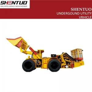                  Underground Multipurpose Utility Vehicle for Mining Underground Loader and Lift Table in One Equipment             