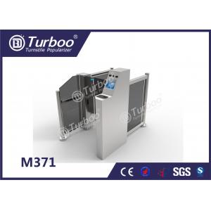 China Turboo Boarding Swing Access Control Turnstile Gate SUS304 / HL400 Material 40w supplier
