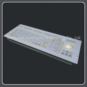 Custom Layout 107 Key Keyboard , Durable Pc Keyboard With Trackball