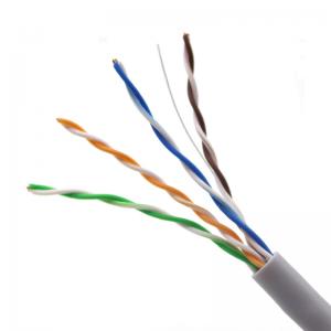 China CCA Conductor Ethernet Cat5e Lan Cable Utp Network Cable 305m supplier