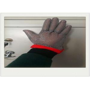 China Five Fingers Stainless Steel Gloves With Cut Resistant For Cooking supplier