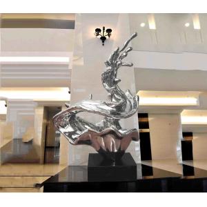 China Customized Abstract Metal Sculpture , Modern Public Art Sculpture For Decoration supplier