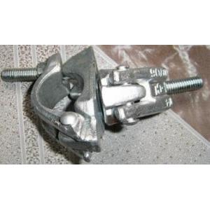 China Metal Scaffolding Frames Hot Zinc Dipping Forged Swivel Clamps / Forged Double Clamps supplier