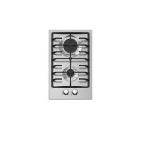 China High Power Built In Gas Hob 25cm With 2 Burner Child Lock Panel Glass on sale