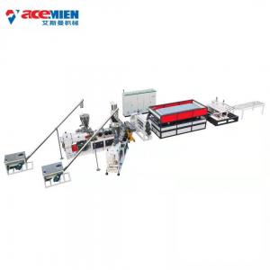 China 3MM PVC ASA Plastic 75kw Corrugated Roof Sheet Making Machine supplier