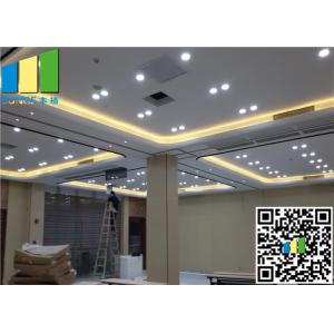China Majestic Wall Paper Finishes Hanging Sliding Door Acoustic Operable Partition Wall supplier