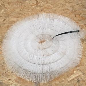 Professional 100mm Diameter White Gutter Brush Leaf Guard 4m Rolls for Gutter Protection