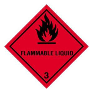 Danger Flammable Liquid Sign