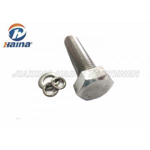 China Stock Stainless Steel 304 316 A2 70 Hex Cap Bolts and Nuts with Washers supplier