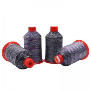 China 250g/roll Customized Neon Pink Polyester Thread for Leather Insole supplier