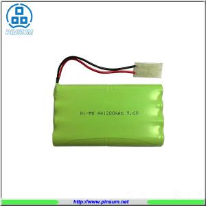 China Ni-MH AA1200X8 9.6V Rechargeable battery supplier