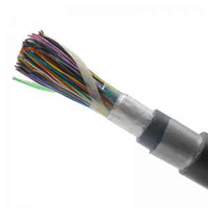 Outdoor Underground Copper Jelly Filled Telephone Cable 20 - 200 Pair Cat 3 Shielded Cable