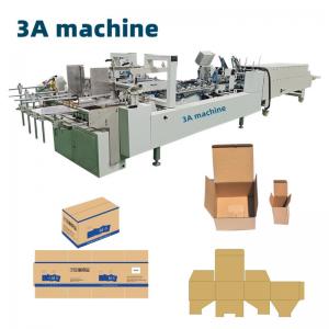China Box Folding Machine CQT-800WK-1 Corrugated R Box Folder Gluer for Packaging Material supplier
