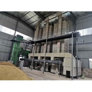 China 60 Ton Per Batch Complete Paddy Drying Unit With One Furnace And 3 Dryers supplier