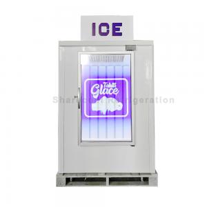 Sharecool Packaged Ice Machine Defrosting Glass Door With LED Light