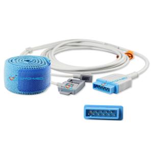 China Cable de extensión del adaptador GE 11Pin SpO2, sonda de oxígeno médica, sensor SpO2 wholesale