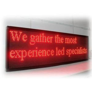 China Business Outdoor Programmable Led Signs Waterproof IP65 Red Green Color supplier