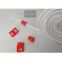 China Red Color OEM PP ziplockk Zipper Slider For Right Side Seal Bag Packing on sale