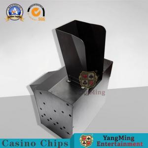 China Macau Club Black Iron Semi - Automatic Poker Shredder Casino Playing Cards Papper Multifunction Cutter supplier