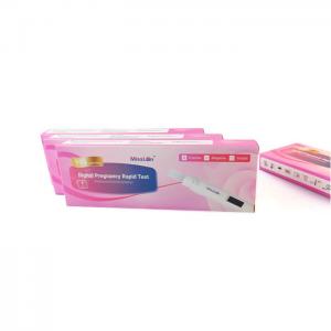 ISO13485 Medical Pregnancy One Step Hcg Test Rapid Self Test Kit By Lay Person