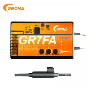 Gyro Futaba 2.4 Ghz Fasst Receiver 7ch Rc Radio Futaba Fasst Compatible GR7FA