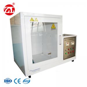 China Auto - Ignition & Automatic Timing Safety Helmet Testing Machine / Fire Retardant Tester supplier