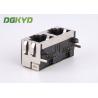 China Right angle PCB mount dual port combo RJ45 connector ethernet modular jack wholesale