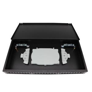 China 24 F Rack Mount Fiber Patch Panel Changeable Adapter Plate / Fiber Optic Termination Box supplier
