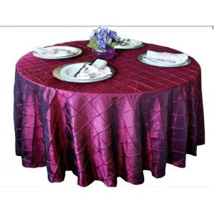 China pintuck table cloth supplier